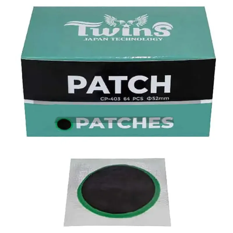 Parche Redondo para Camara 52mm Borde Verde Cajax64u Twins CP-403 16.271186 Parche Redondo para Camara 52mm Borde Verde Cajax64