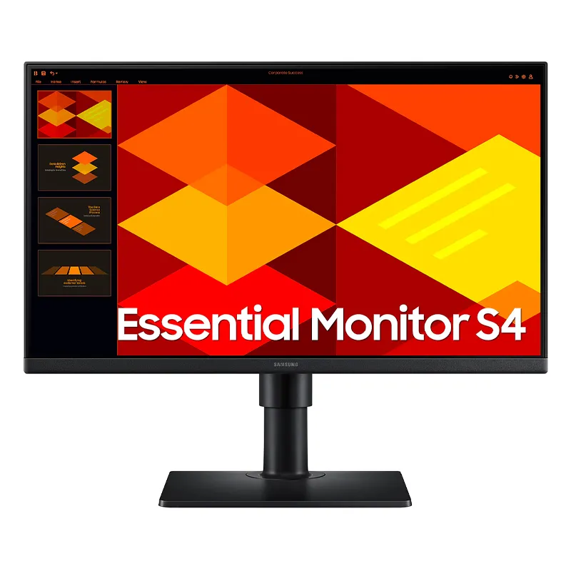 Monitor plano SAMSUNG Essential Monitor S4, 22" FHD IPS, 100Hz, HDMI, DP Samsung - 1