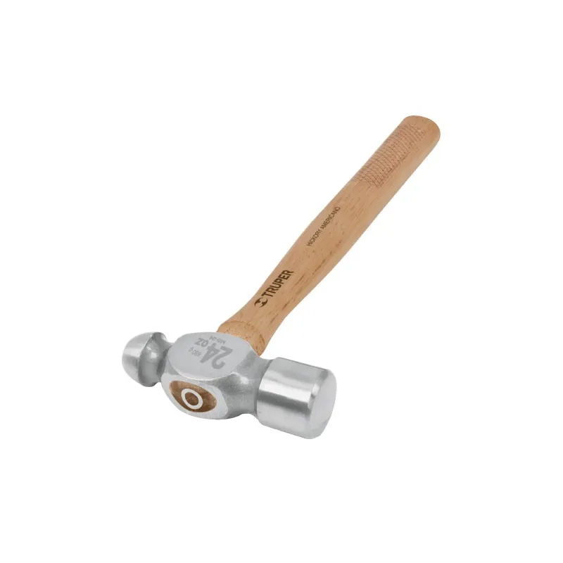 Martillos 24oz Cabeza Bola C38mm MHickoryGrip15" Truper 16903 34.745763 Martillo de Bola Cabeza 24 oz, Boca 1 1/2", Mango Hicko