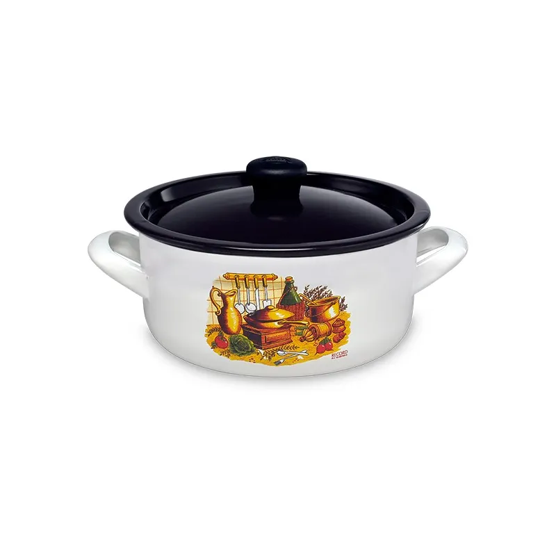 Olla La Limeña Esmaltado N22 22 cm, Acero Vitrificado Evita la propagacion de bacterias, 530220061 RECORD 72.881356 Olla La Lim