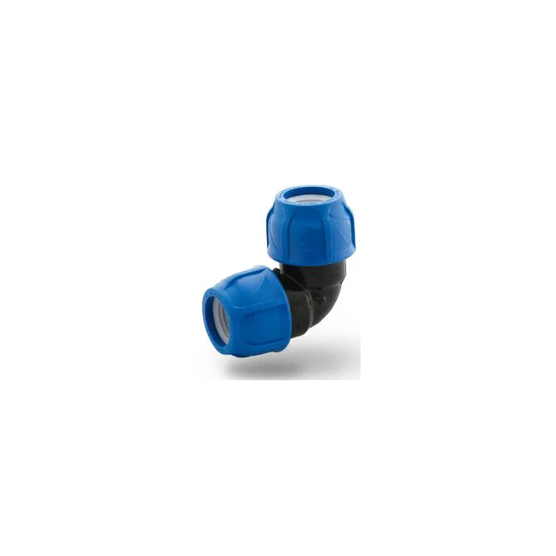 Codo 110mm Riego Enlace HDPE PN16 Poelsan 4099 133.050847 Enlace Codo 90 110 x 110 Conexion para Tuberias 4" HDPE PN16, 4099 Po