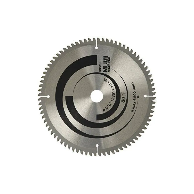 Discos Sierra Madera 9 1/4" 80D Carburo Multimaterial Bosch 2608642197 120.338983 Disco Sierra Circular Madera Bosch 9 1/4" 80