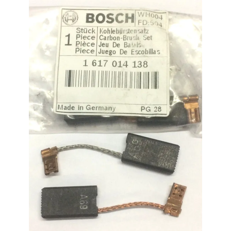 Escobillas Carbones GBH 5-38 GSH 388 TSH 5000, Bosch 1617014138 39.830508 Carbones de Repuesto GBH 5-38 GSH 388 TSH 5000, Bosch
