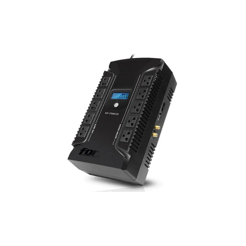 UPSA Forza HT-1002LCD On-line 500W 5Salidas USB Coaxial RJ11 327.118644 UPS Forza HT-1002LCD On-line 500W 5Salidas USB Coaxial