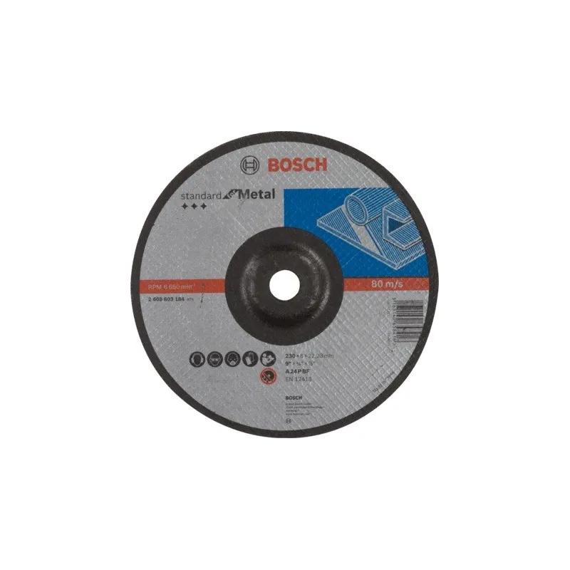 Discos de Corte Standard 180x3x22.23mm para Metal, Bosch 2608619739 5 Disco de Corte Standard 180x3x22.23mm para Metal, Bosch 2