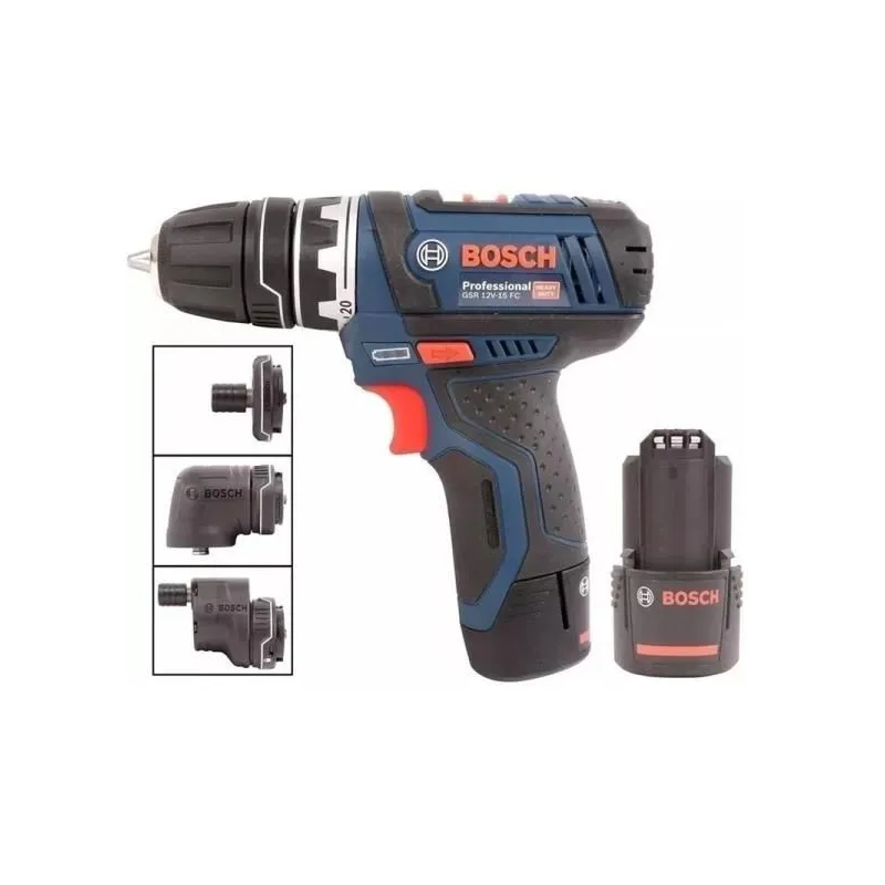 Taladro Atornillador GSR 12V-15 FC Profesional 12V Brushed Flexiclick 4En1 2Bat MP Bosch 06019F60E0 1002.542373 Taladro Atornil