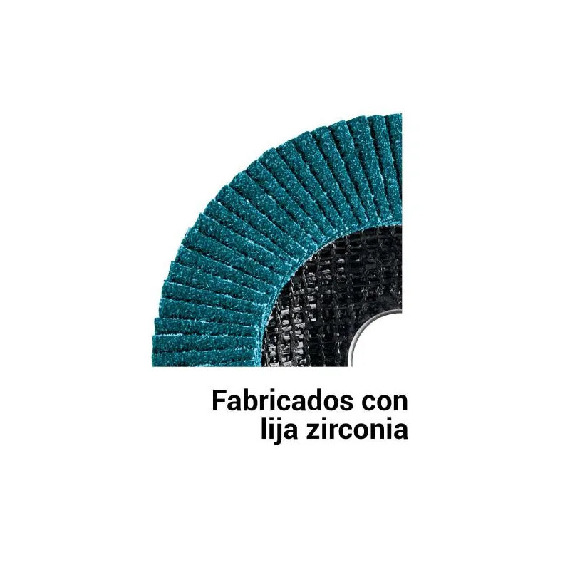 Discos Flap Discs Laminado 4 1/2" G40 Lija de Zirconia, DLP-2716 22350 Pretul 4.576271 Disco Abrasivo Flap Discs Laminado 4 1/2