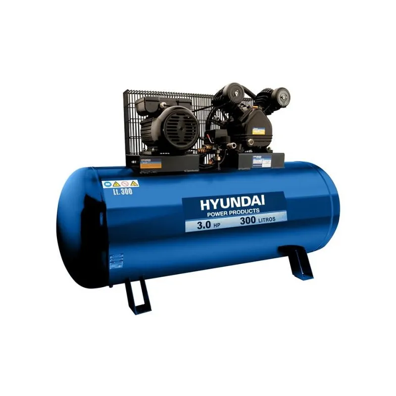 Compresoras de Aire 300L 3HP Acople Corre Hyundai HYHM300 4700 Compresoras de Aire 300L 3HP Acople Corre Hyundai HYHM300 Volta