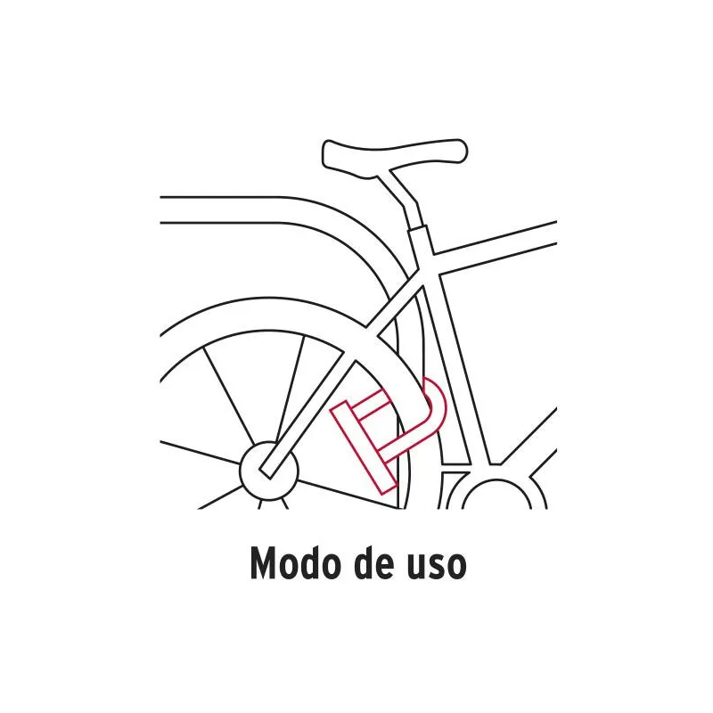 Candados 12mm Rigido Tipo "U" bicicletas motocicletas Portones Hermex 49620 24.576271 Candados 12mm Rigido Tipo "U" bicicletas