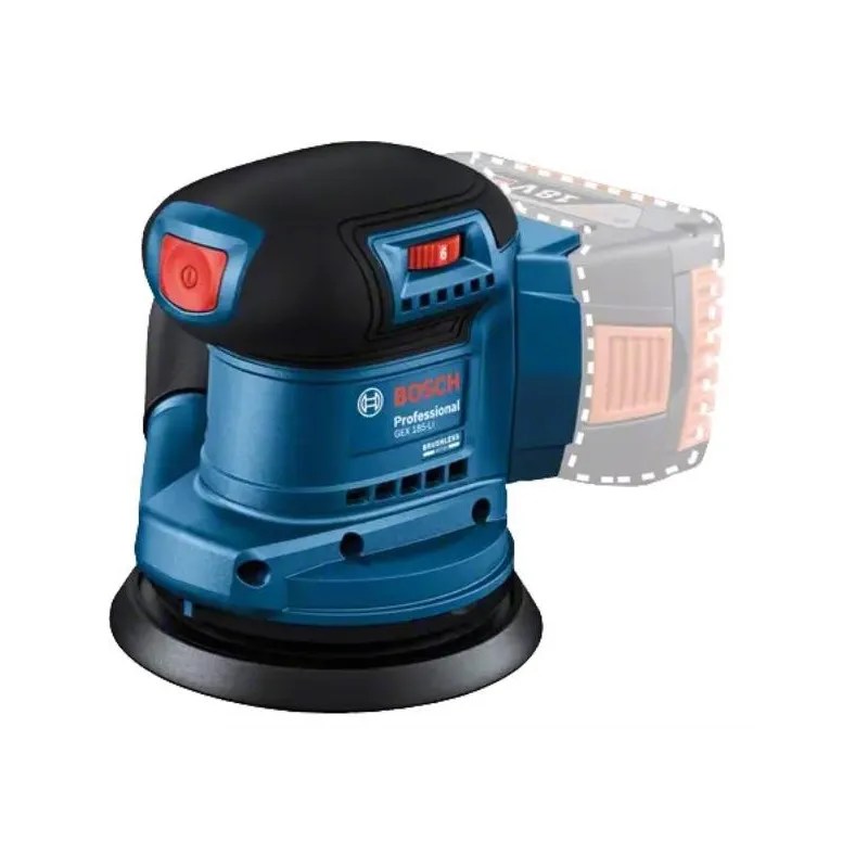 Lijador Orbital GEX 185-LI Brushless Baretool SinBateriaCargador Bosch 06013A50E0 440.677966 Lijador Orbital GEX 185-LI Brushle