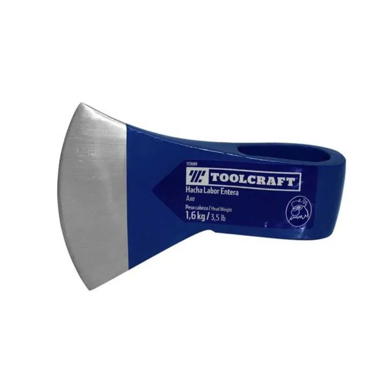 Hacha de Labor Entera 3.5lb SinMango Toolcraft TC0690 27.118644 Hacha de Labor Entera 3.5lb SinMango Toolcraft TC0690 Fabricada