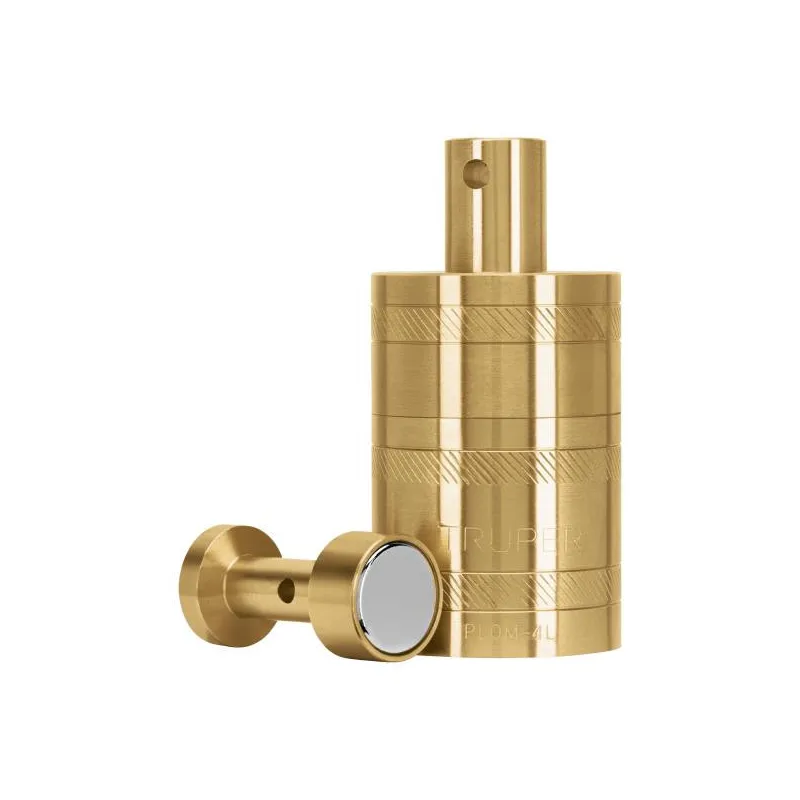 Plomada de Laton con Centro 582g, Para Uso en plomeria y construccion, PLOM-4L 17069 Truper 68.644068 Plomada de Laton con Cent