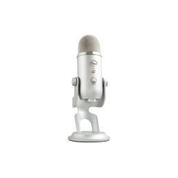 Microfono Blue Yeti Silver Logitech 988-000506