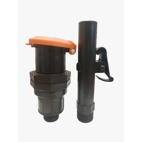  Valvula de Acople Rapido Irrigation System PP 1" con Llave Bayoneta para Hidrante de Riego 24.576271 Valvula de Acople Rapido I