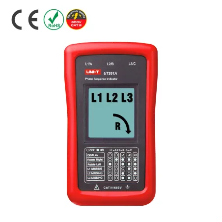  Indicador de Secuencia de Fase UNI-T UT-261A Fascimetro Y Rotacion Motor 178.813559 Indicador de Secuencia de Fase UNI-T UT-261