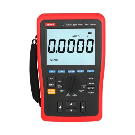 Medidor Digital MicroOhmios UNI-T UT-620A 6KΩ/100UA UNI-T-Medidor Digital MicroOhmios UNI-T UT-620A 6KΩ/100UAUT620A se utiliza p