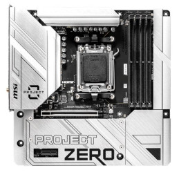 Motherboard MSI B650M PROJECT ZERO, Chipset AMD B650, Socket AMD AM5, mATX