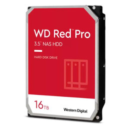 Disco duro Western Digital Red Pro NAS, WD161KFGX, 16TB, SATA, 7200rpm, 3.5", Caché 512MB