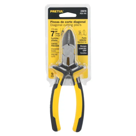  Alicates de corte diagonal 7" ComfortGrip Acarbono MangoPVC Pretul 22678 9.830508 Alicate de corte diagonal 7" Comfort Grip en 