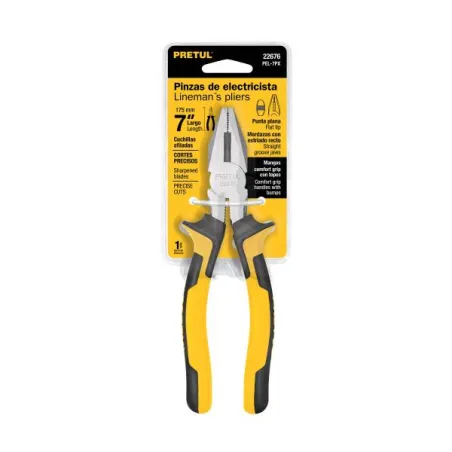  Alicates universal 7" ComfortGrip Acarbono MangoPVC Pretul 22676 10.508475 Alicate universal 7" comfort Grip en Acero al carbon