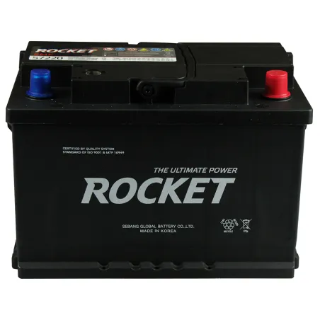  Baterias Carros 13Placas 57220 -.+ 72Ah CCA620A 27.7x17.5x19cm Automoviles Rocket 57220 310.169492 Baterias Carros 13Placas 572