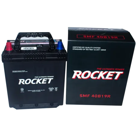  Baterias Carros 11Placas 40B19R +.- 35Ah CCA330A 18.7x12.7x22.6cm Automotriz Rocket 40B19R 139.830508 Baterias Carros 11Placas 