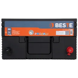 Baterias Carros 15Placas -.+ 90Ah CCA630 30x16.8x20.4-22.4cm Automotriz Beste NX120-7L beste-Baterias Carros 15Placas -.+ 90Ah C