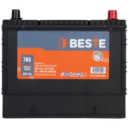  Baterias Carros 13Placas -.+ 70Ah CCA610 25.5x17x20.4-22.4cm Automotriz Beste NX110-5L 264.40678 Baterias Carros 13Placas -.+ 7