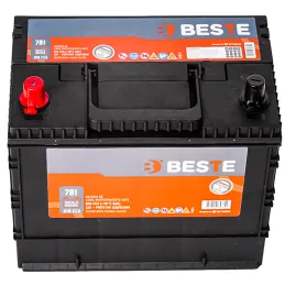 Baterias Carros 13Placas +.- 70Ah CCA610 25.5x17x20.4-22.4cm Automotriz Beste NX110-5 beste-Baterias Carros 13Placas +.- 70Ah CC