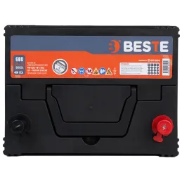Baterias Carros 11Placas -.+ 60Ah CCA460 23x17.5x20cm Automotriz Beste 55D23L beste-Baterias Carros 11Placas -.+ 60Ah CCA460 23x