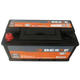Baterias Carros 11Placas +.- 55Ah CCA350 24.2x17.5x17.5cm Automotriz Beste 55548 beste-Baterias Carros 11Placas +.- 55Ah CCA350 