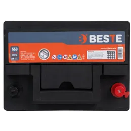 Baterias Carros 11Placas -.+ 55Ah CCA350 24.2x17.5x17.5cm Automotriz Beste 55530 beste-Baterias Carros 11Placas -.+ 55Ah CCA350 