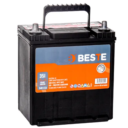  Baterias Carros 11Placas +.- 35Ah CCA340 19.3x12.7x20-22cm Automotriz Beste 40B19R 127.118644 Baterias Carros 11Placas +.- 35Ah
