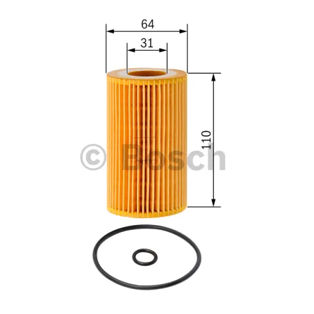  Filtros de Aceite 64.5x116x31.8mm Mercedes Benz C E ML 180 200 220 250 Bosch F026407112 31.355932 Filtros de Aceite 64.5x116x31