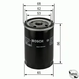  Filtros de Aceite 87x52mm 3/4-16UNF Toyota Avensis 1AZFE 2AZ 90915-10004 Bosch 0451103276 22.033898 Filtros de Aceite 87x52mm 3