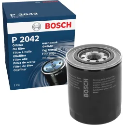 Filtro Aceite M26 125x102mm Hyundai H100 Kia Carnival Mazda Mitsubishi L300 15601-78010 Bosch 0986452042 Bosch-Filtros de Aceite