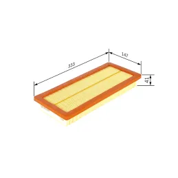 Filtros de Aire 168x167x102mm Peugeot Bipper Bosch F026400382 Bosch-Filtros de Aire 168x167x102mm Peugeot Bipper Bosch F02640038