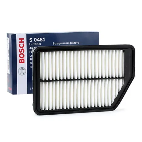  Filtros de Aire 256.6x163x51.3mm Hyundai Elantra I30 Kia Sportage Cerato Bosch F026400481 61.016949 Filtros de Aire 256.6x163x5