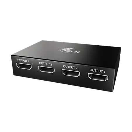 Splitter Multiplicador HDMI1 Input to 4 Output Xtech XHA-420 Xtech-Splitter Multiplicador HDMI1 Input to 4 Output Xtech XHA-420 
