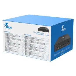 Splitter Multiplicador HDMI1 Input to 4 Output Xtech XHA-420 Xtech-Splitter Multiplicador HDMI1 Input to 4 Output Xtech XHA-420 
