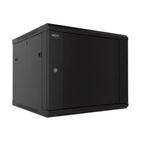  Gabinete Pared 19in 9U Rack Armario semi-ensamblado GlassTemp Nexxt NEC-F9U64B 328.813559 Gabinete Pared 19in 9U Rack Armario s
