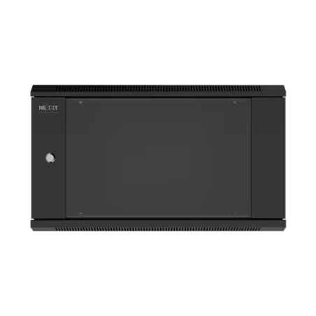  Gabinete Pared 19in 12U Rack Armario semi-ensamblado GlassTemp Nexxt NEC-F12U66B 409.322034 Gabinete Pared 19in 12U Rack Armari