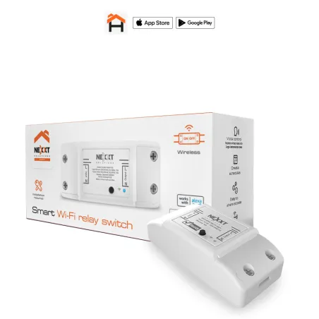  Relay Switch Rele Interruptor Wifi inteligente Nexxt NHE-R100 28.813559 Relay Switch Rele Interruptor Wifi inteligente Nexxt NH