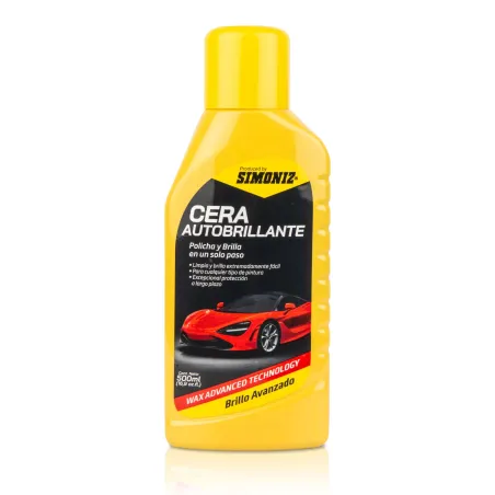  Cera Liquida Autobrillante 500ml Limpia y brilla en un solo paso Larga Duracion Simoniz 103324 22.881356 Cera Liquida Autobrill
