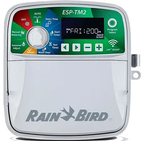  Programador de Riego Automatico Profesional Temporizador ESP-TM2 4 Zonas CompatibleConWIFI Rain Bird TM2-4-230V 439.830508 Prog