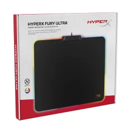 Mouse Pad Gaming Hyperx Fury Ultra RGB Superficie rígida HX-MPFU-M HyperX-Mouse Pad Gaming Hyperx Fury Ultra RGB Superficie rígi