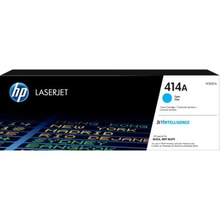 Cartucho Toner HP 414A Cian W2021A HP-Cartucho Toner HP 414A Cian W2021A LaserJet ProM454dwM479dwM479fdw -AT223HEW15- 1