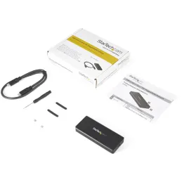 Gabinete Disco Duro USB 3.1 Gen2 10Gbps para Unidades SSD NVMe M.2 Thunderbolt3 StarTech M2E1BRU31C startech-Gabinete Disco Duro