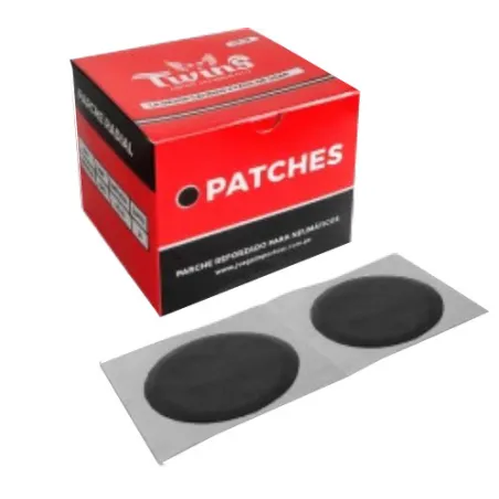 Parche Redondo para Camara 40mm Negro Cajax100u Twins CP-40 twins-Parche Redondo para Camara 40mm Negro Cajax100u Twins CP-40 -C
