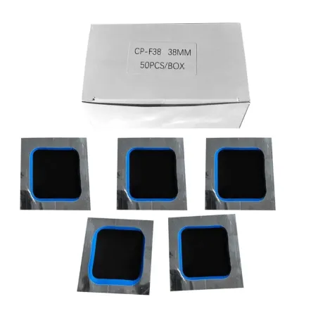 Parche Cuadrado 38mm Borde Azul Cajax50u CP-F38 ever-Parche Cuadrado 38mm Borde Azul Cajax50u CP-F38 -CP-F38- 1